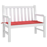 Vidaxl Garden bench cushion 120x50x4 cm Oxford fabric red