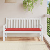 Vidaxl Garden Bench Cushion 150x50x3 cm Oxford stoff rød