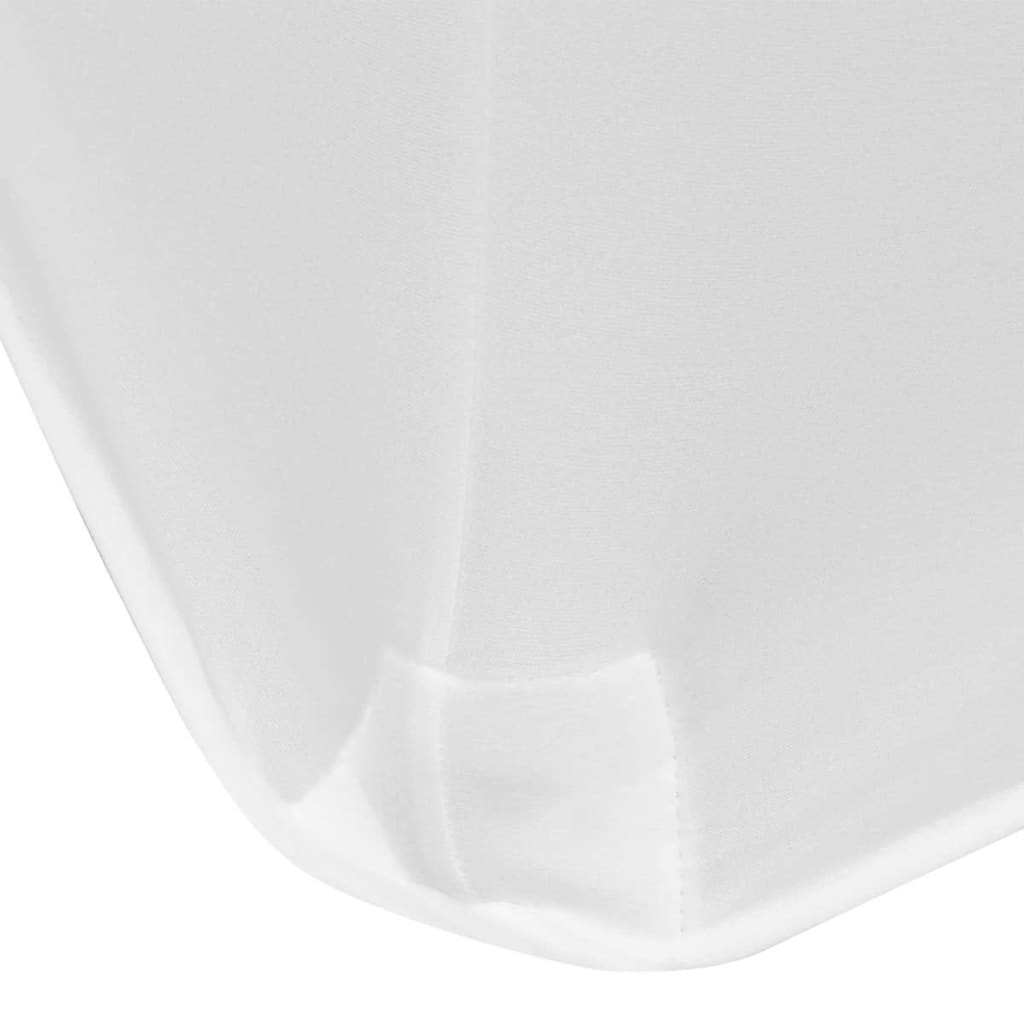 Vidaxl Table cover Stretch White 120x60.5x74 cm 2 sts
