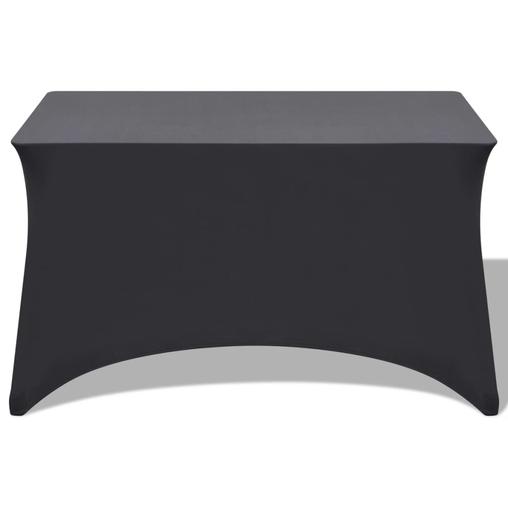 Vidaxl tabela raztezanje antracita 120x60,5x74 cm 2 sts