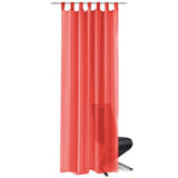Vidaxl curtains Voile 140x225 cm red 2 pcs