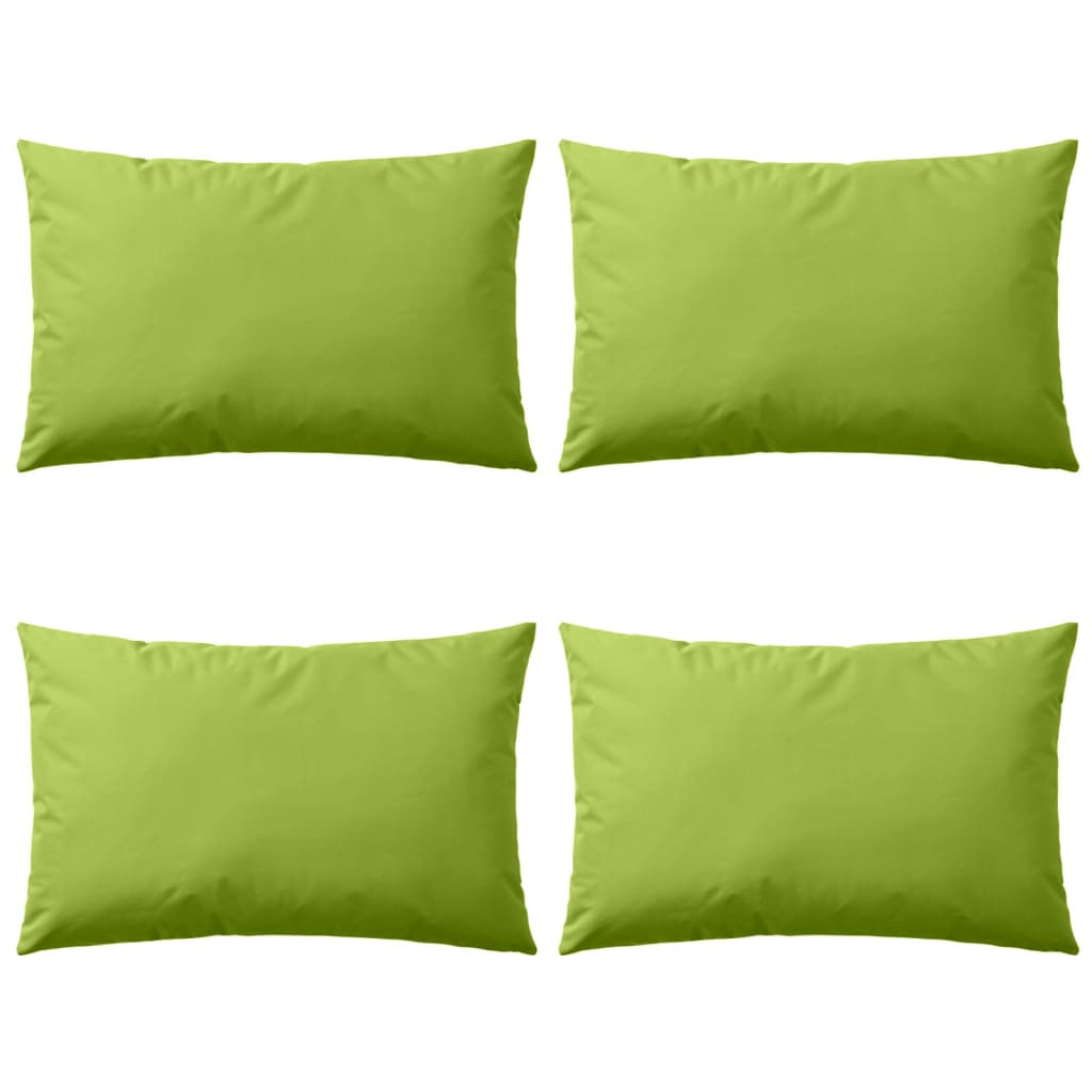 Vidaxl udendørs puder 60x40 cm Apple Green 4 stk