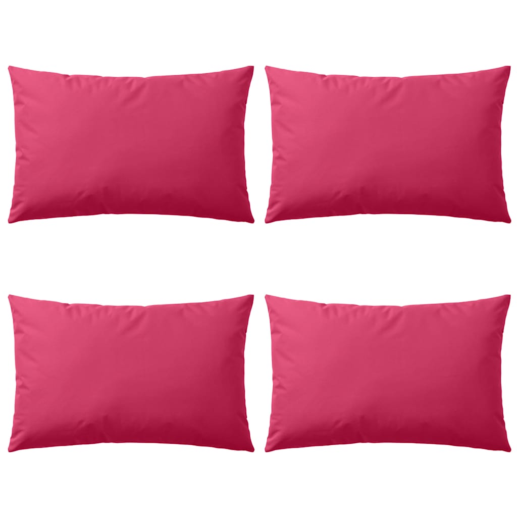 Vidaxl outdoor cushions 60x40 cm pink 4 pcs
