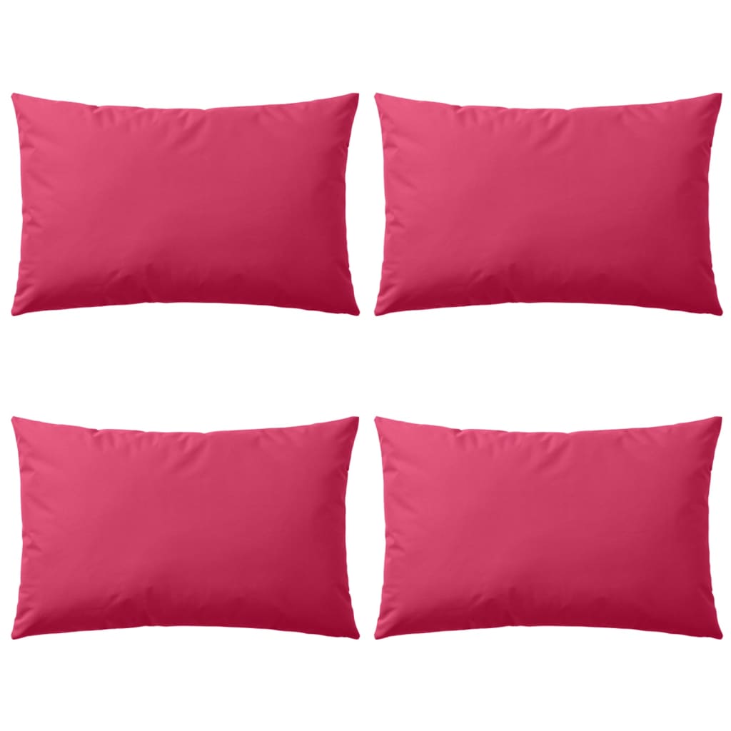 Vidaxl outdoor cushions 60x40 cm pink 4 pcs