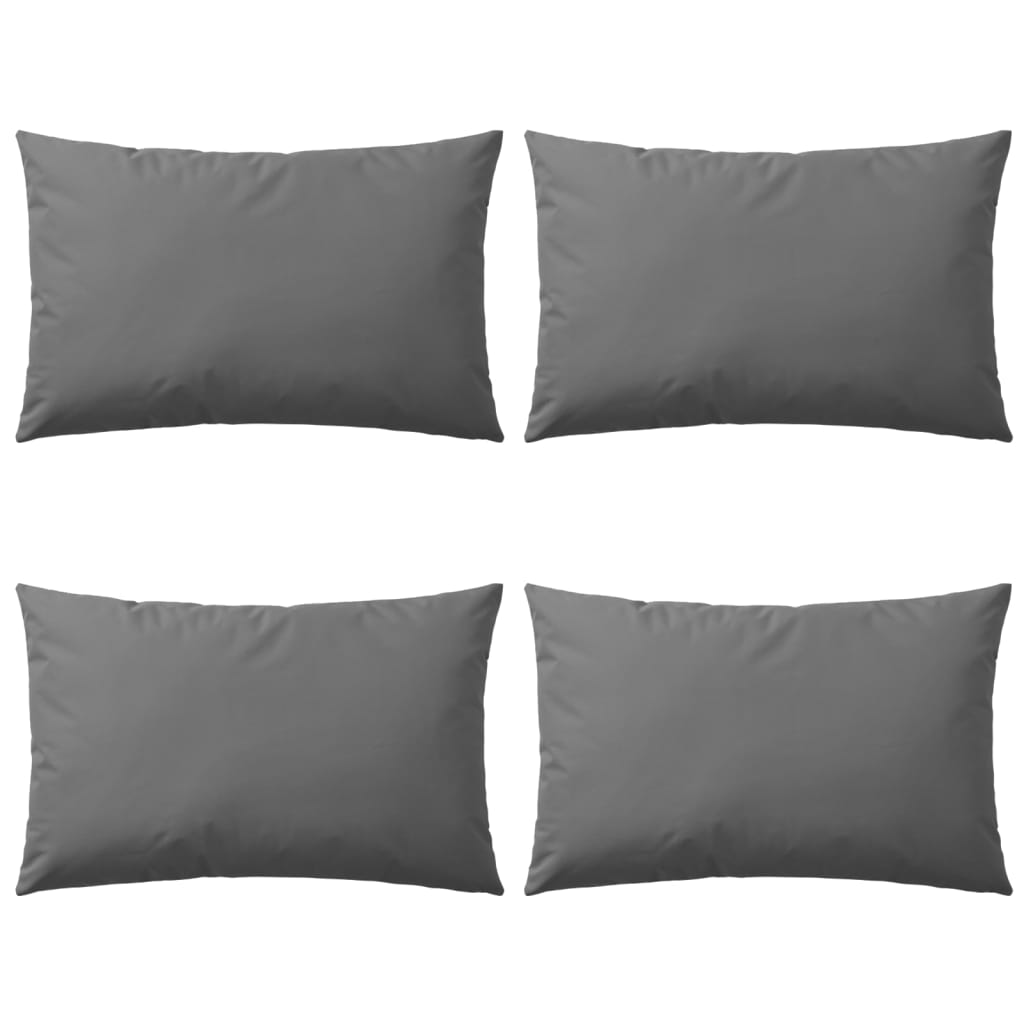 Vidaxl outdoor cushions 60x40 cm gray 4 pcs