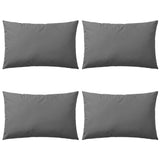 Vidaxl outdoor cushions 60x40 cm gray 4 pcs