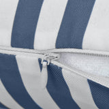Vidaxl outdoor cushions 45x45 cm striped navy blue 2 pcs