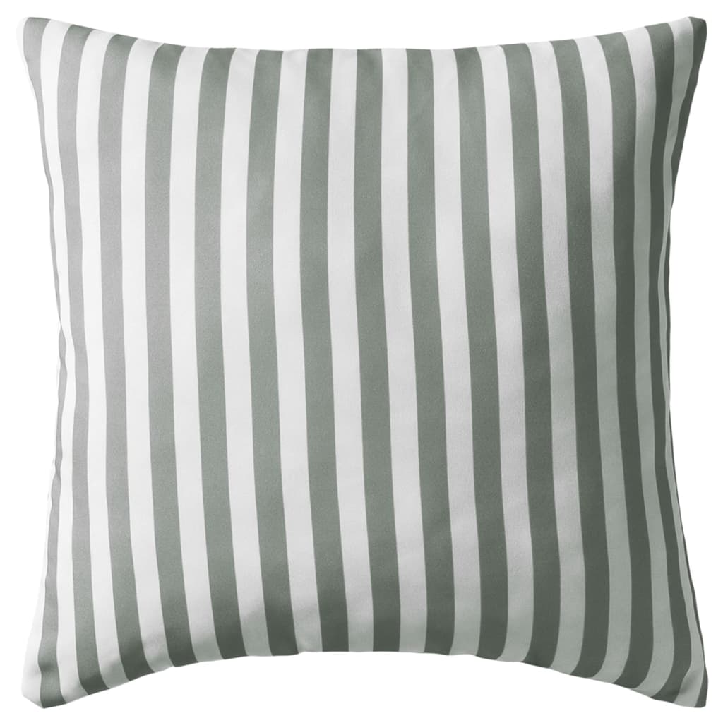 Vidaxl cuscini da esterno 45x45 cm a strisce 2 pezzi