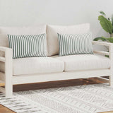 Vidaxl outdoor cushions 60x40 cm striped gray 2 pcs