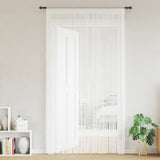 Rideaux de fil vidaxl 2 pcs 100x250 cm blancs