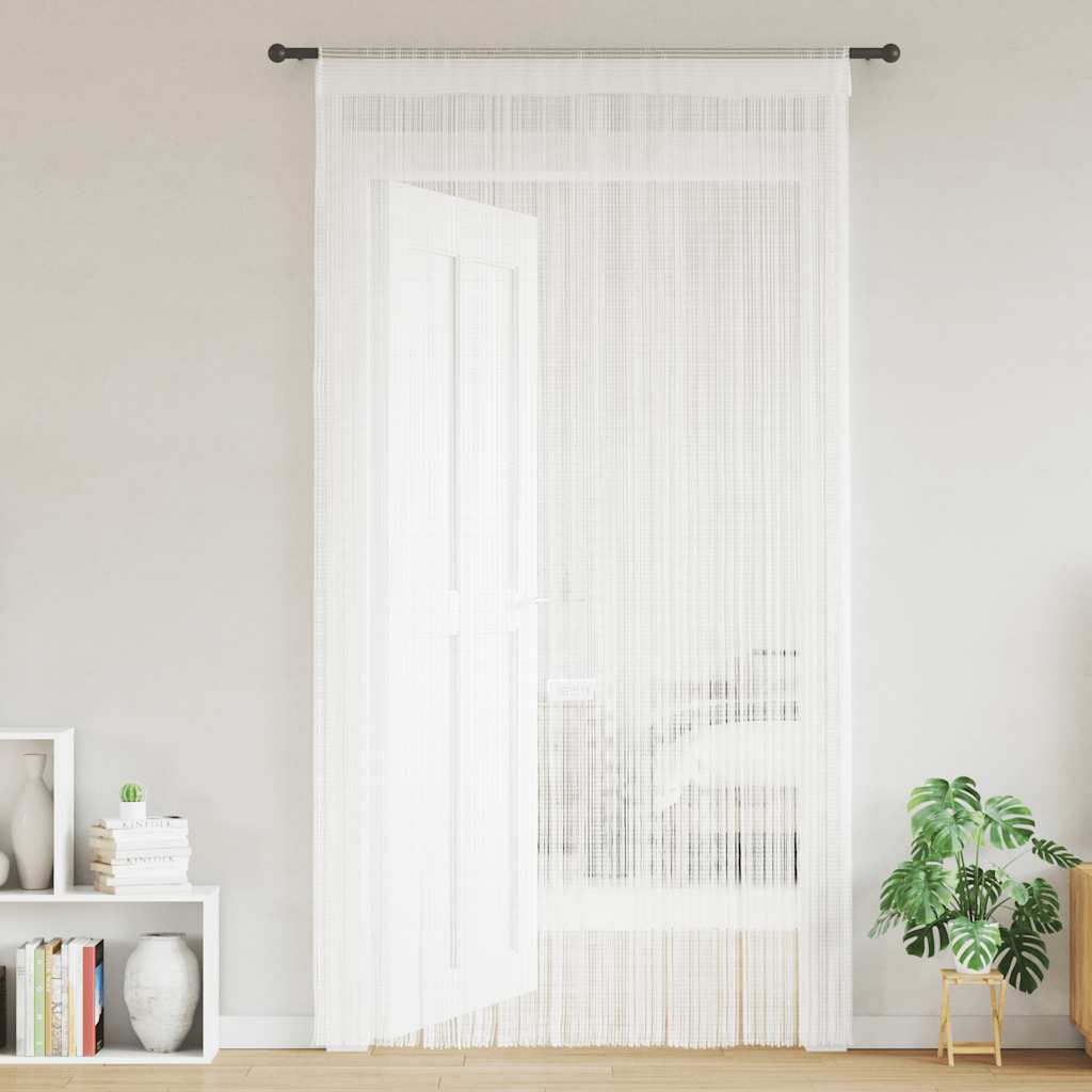 Vidaxl Wire curtains 2 st 140x250 cm white