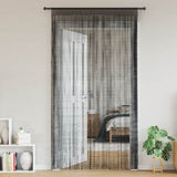 Vidaxl Wire curtains 2 pcs 100x250 cm Black