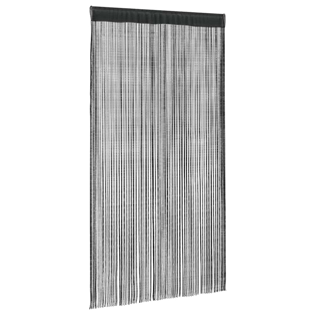 Vidaxl Wire curtains 2 pcs 100x250 cm Black