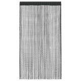 Rideaux de fil vidaxl 2 st 140x250 cm noir