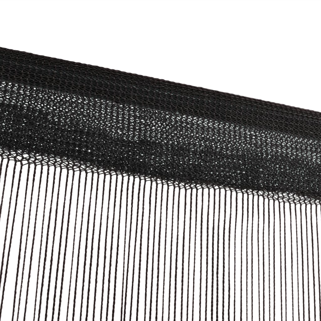 Vidaxl wire curtains 2 st 140x250 cm black