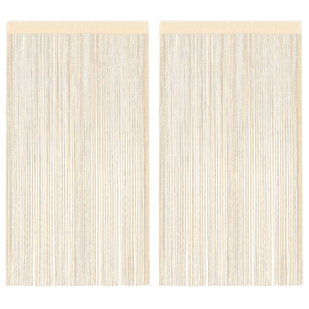 Vidaxl Drot garden 100x250 cm Crème 2 PCs