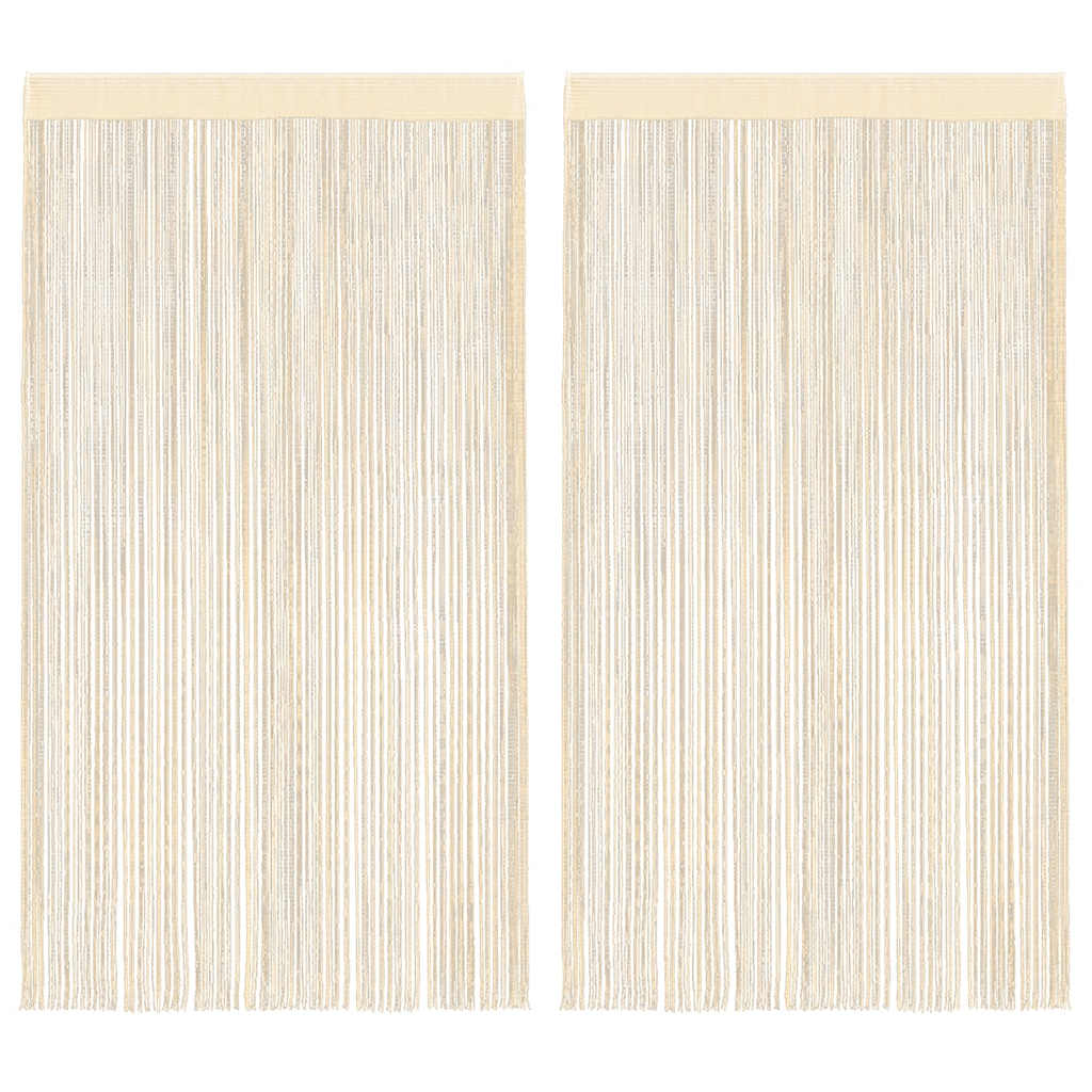 Vidaxl Drot Gnorder 140x250 cm Creme 2 Sts