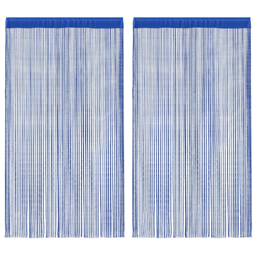 Vidaxl drátěné záclony 100x250 cm modrá 2 ks