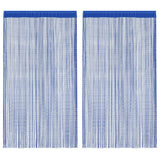 Vidaxl drátěné záclony 100x250 cm modrá 2 ks