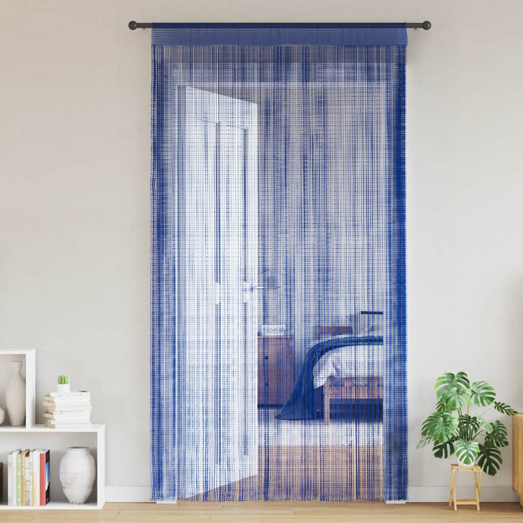 Vidaxl drátěné záclony 100x250 cm modrá 2 ks
