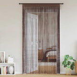 Žične zavese vidaxl 140x250 cm rjave 2 pcs