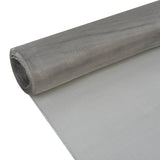VidaXL Mesh 100x500 cm Stainless Steel Silver Colored