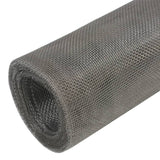 VidaXL Mesh 100x1000 cm Stainless Steel Silver Colored