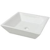 BIDAXL WASHBASIN SQUARE VIT 41.5X41.5X12 CM CERAMICS