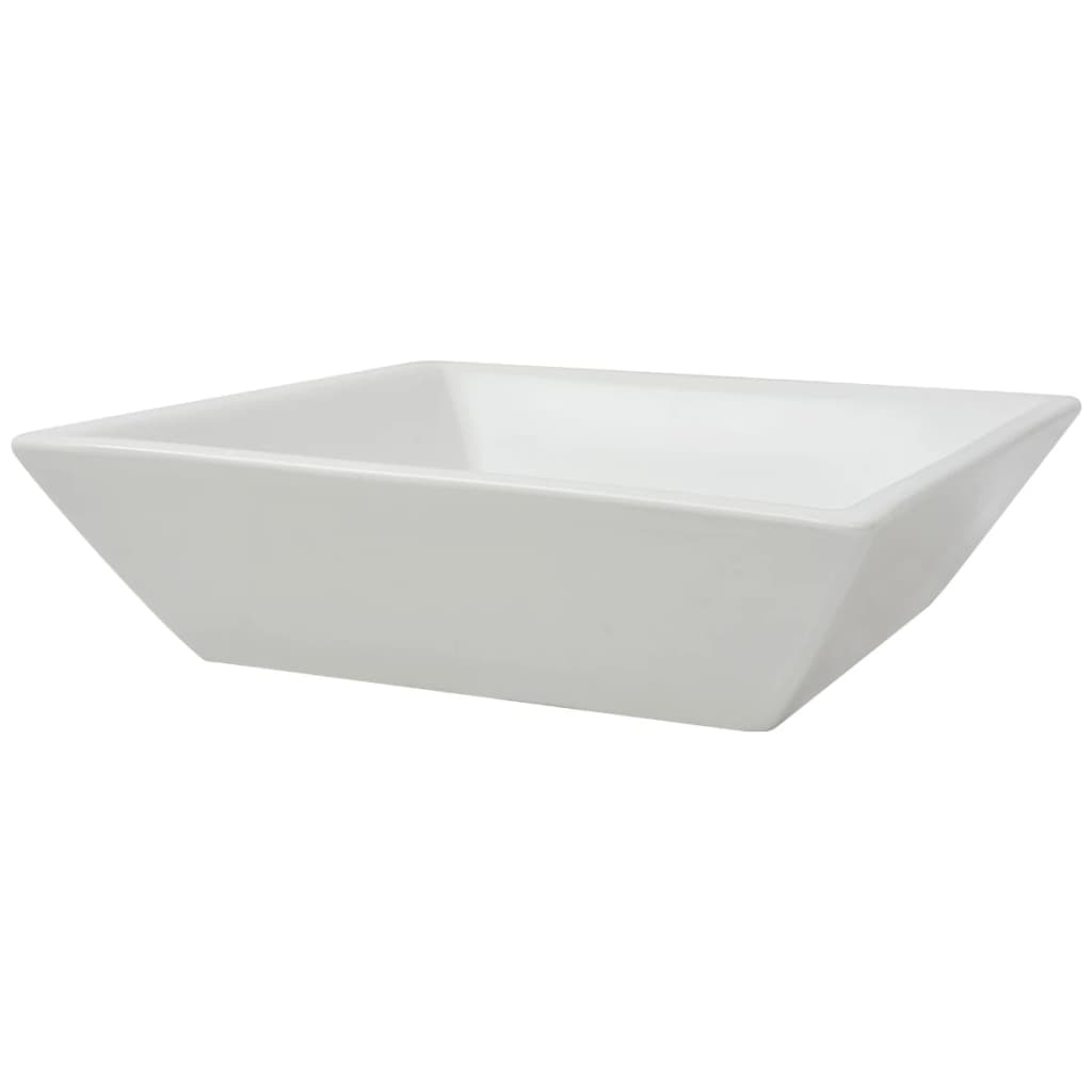 BIDAXL WASHBASIN SQUARE VIT 41.5X41.5X12 CM CERAMICS