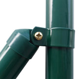 Vidaxl euro fence 10x1.5 m steel green