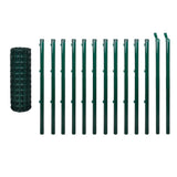 Vidaxl HEK 25x1.2 m de acero verde