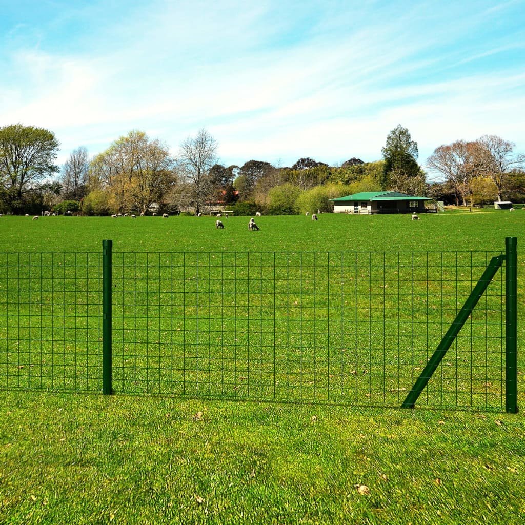Vidaxl HEK 25x1.2 m de acero verde