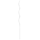Vidaxl Plain Stick Spiral 110 cm de aço galvanizado 5 pts