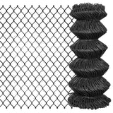 Vidaxl Mesh Fence 15x0,8 m ocel šedá