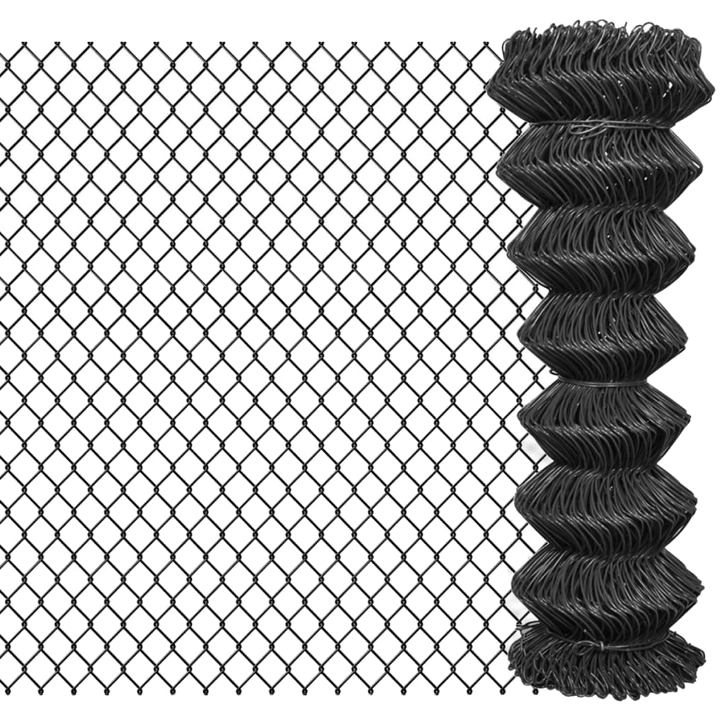 Vidaxl Mesh Fence 15x1,25 m ocel šedá