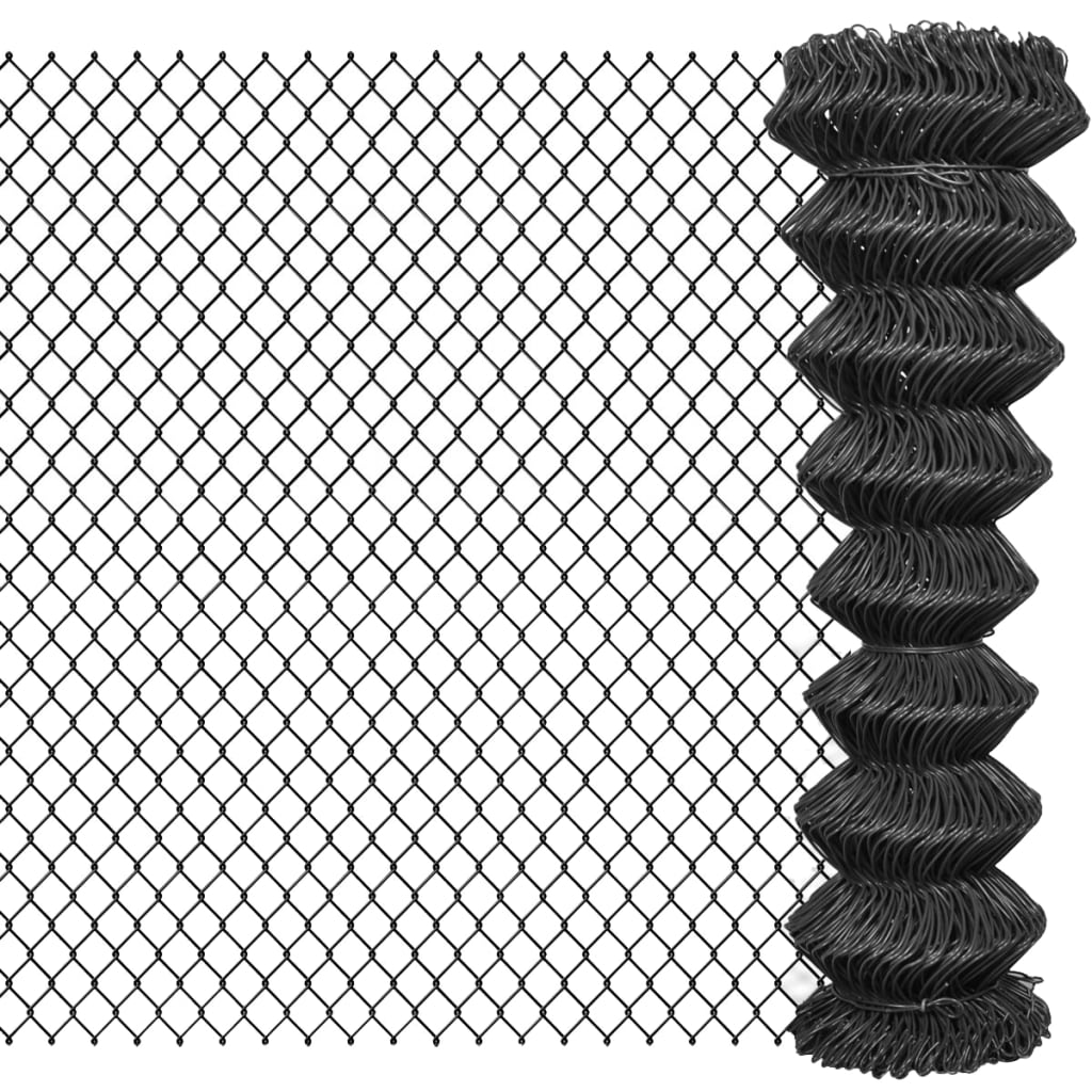 Vidaxl Mesh Fence 15x1,5 m ocel šedá