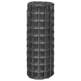 Vidaxl Euro cerca 10x1 m de acero gris