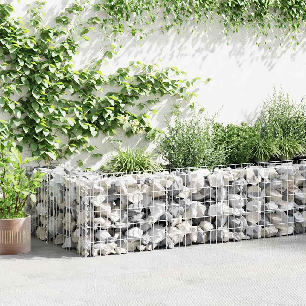 Vidaxl Gabion Basket 300x30x50 cm Acciaio zincato