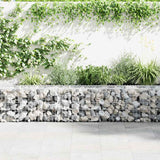 Vidaxl gabion basket 100x50x50 cm galvanized steel
