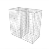Vidaxl gabion basket 100x50x100 cm galvanized steel