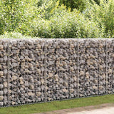 Vidaxl gabion basket 100x50x100 cm galvanized steel