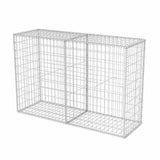 Vidaxl gabion basket 150x50x100 cm galvanized steel