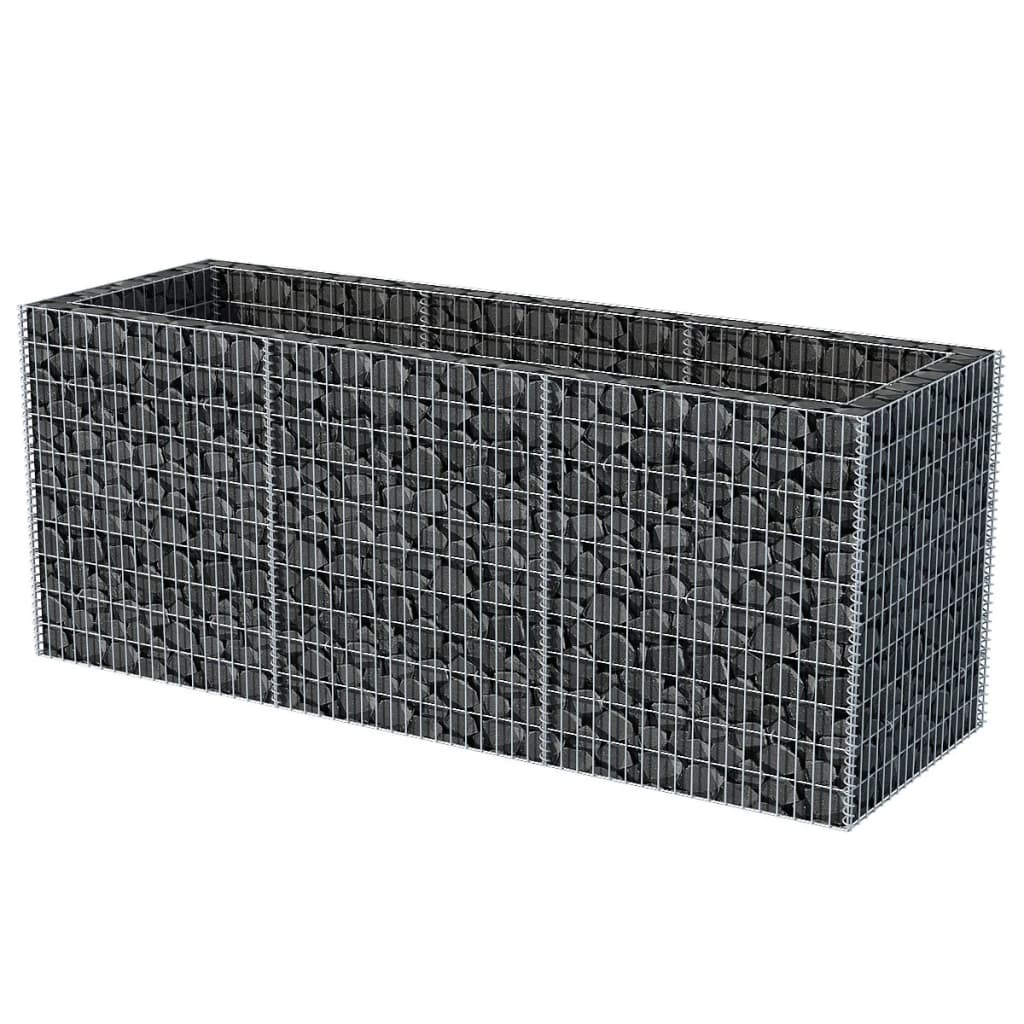 Plánovací krabice Vidaxl Gabion zvedla 270x90x100 cm ocel