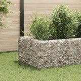 VIDAXL GABION -Planungsbox erhöht 360x90x50 cm Stahl
