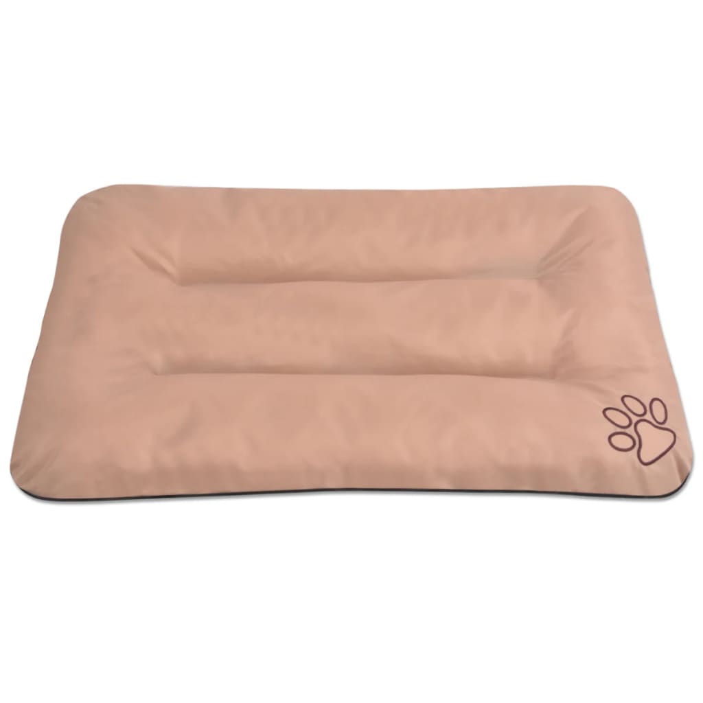 Vidaxl hundmadrassstorlek l beige