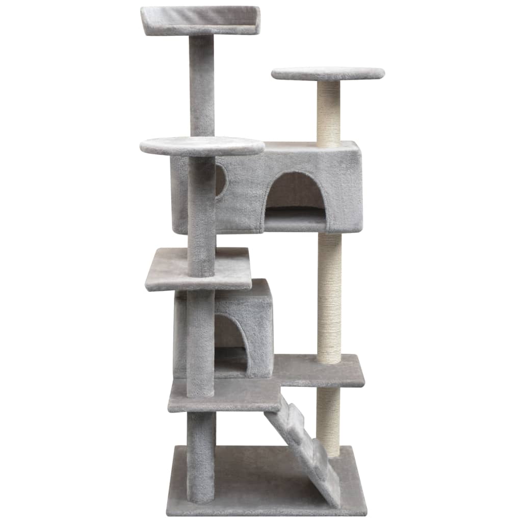 Vidaxl Cat rasking Post con graffi di sisal 125 cm grigio