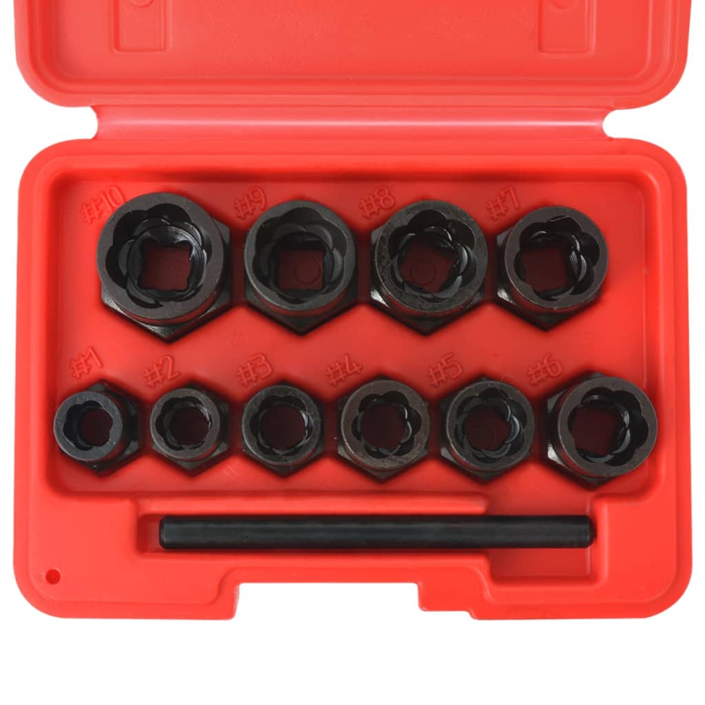 Vidaxl Bolt odstranitev set 11-delno jeklo