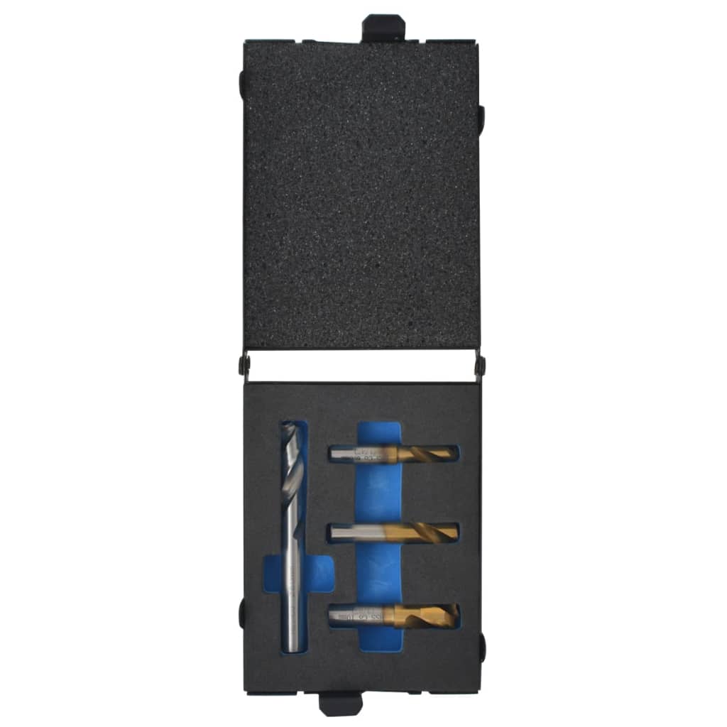 Vidaxl 4-piece pointed drill bitset HSS