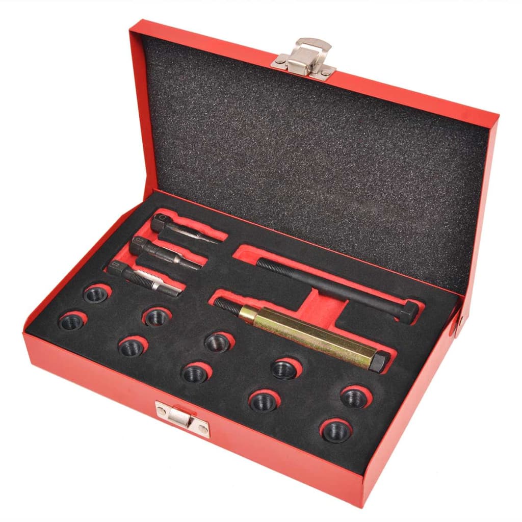 Oprava drátu Vidaxl GLOWA Plug Set M10 x 1,0 mm 15-dílná