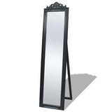 Vidaxl freestanding mirror baroque style 160x40cm black